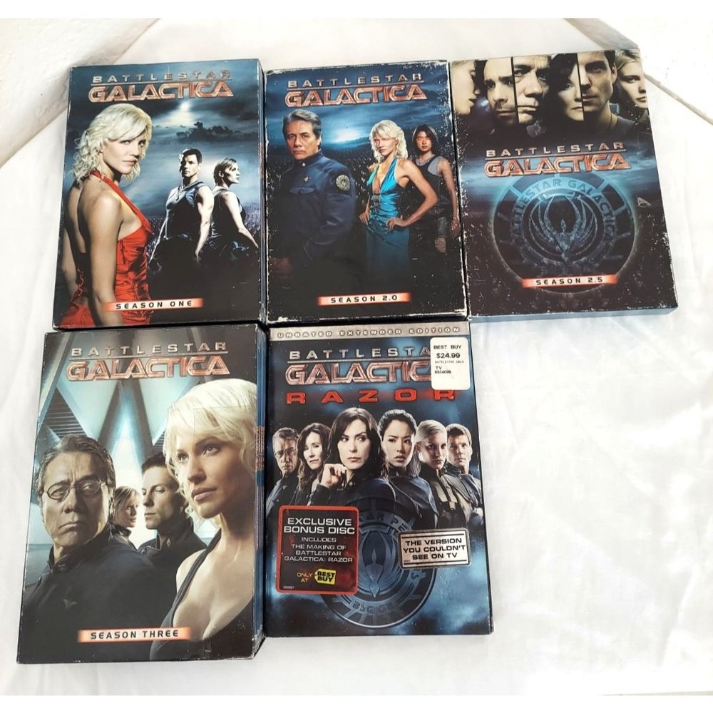 Battlestar Galactica Complete Season 1, 2, 2.5, 3, & Razor Unrated Extended DVD